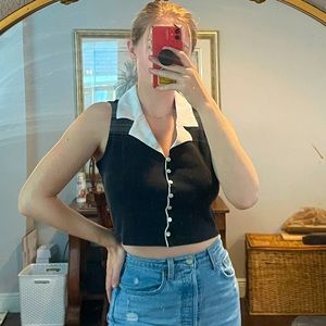 90s vintage JALATE Limited vest styled top